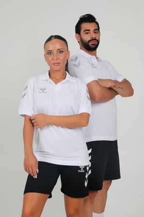 Hummel Armin Pamuklu Polo Yaka Tişört Beyaz