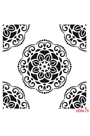 Hdm75 Home Dekor Midi Stencil (25x25)