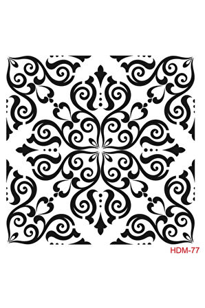 Hdm77 Home Dekor Midi Stencil (25x25)