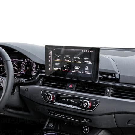 Audi A4 Navigasyon 10.1 Inç Uyumlu Nano Ekran Koruyucu 2019-2024