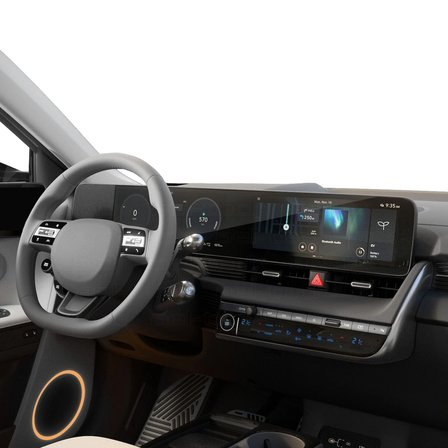 Hyundai Ioniq 5 2021-2025 Uyumlu 12.3 İnç Dijital Gösterge Ve Navigasyon 9H Nano Ekran Koruyucu
