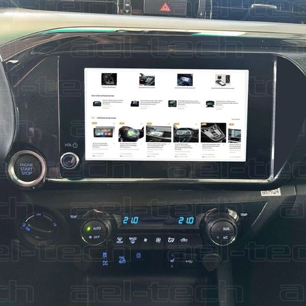 Toyota Hilux Uyumlu Navigasyon 9h Nano Ekran Koruyucu 2024-2025