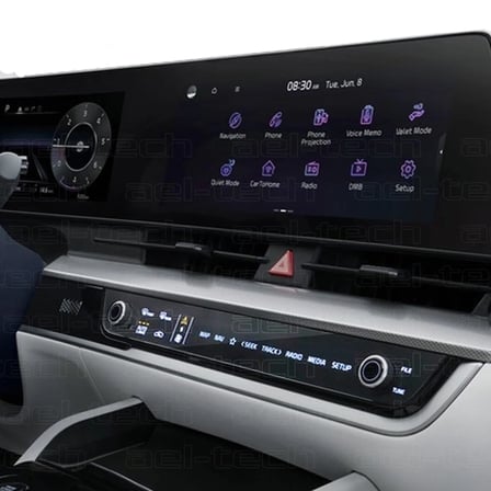 Kia Sportage 2022-2025 Klima Kontrol Paneli 9h Nano Ekran Koruyucu