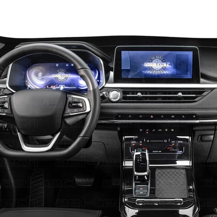 Chery Tiggo 7 Pro Luxury Gösterge, Navigasyon, İç Merkezi Kontrol Ve Vites Etrafı Koruyucu 4'lü Set