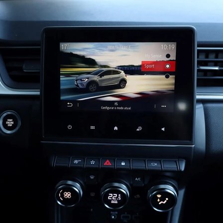 Renault Zoe 7.3 Inç Navigasyon Uyumlu Ekran Koruyucu Cam 2020 2022