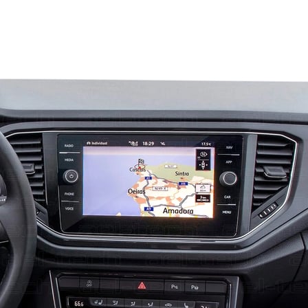 Volkswagen Tiguan/T-Roc 2017-2022 Uyumlu 8 İnç Navigasyon 9H Nano Ekran Koruyucu