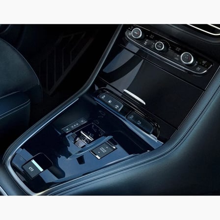 Opel Grandland Uyumlu Tuşlu Vites Etrafı Piano Black TPU Koruyucu 2'li Set