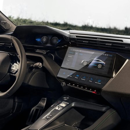 Peugeot 408 Gt 10 Inç Navigasyon ve Klima Kontrol Uyumlu Nano Ekran Koruyucu 2li Set 2023-2026