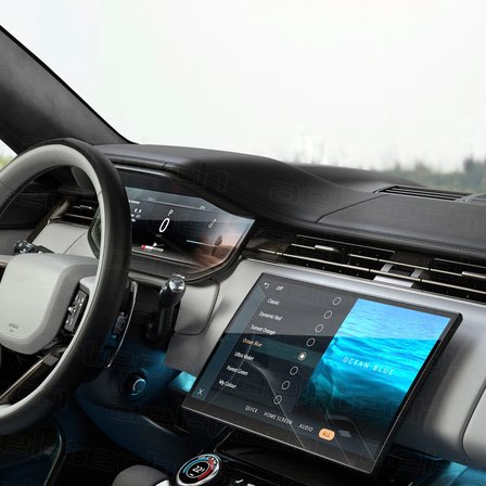 Range Rover Sport Uyumlu Dijital Gösterge ve Navigasyon 9h Nano Ekran Koruyucu 2li Set 2023-2026