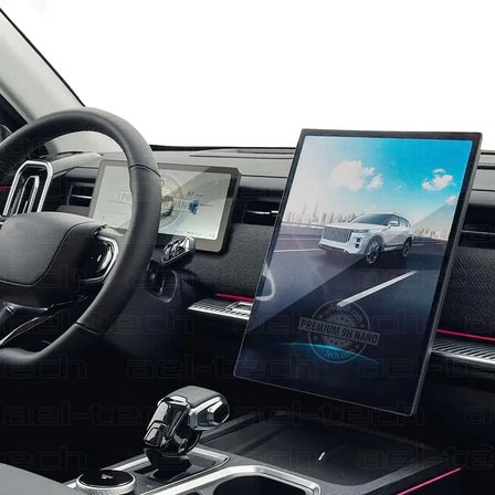 Jaecoo7 Evolve 14.8 inç Navigasyon 10.25 inç Dijital Gösterge uyumlu Nano Ekran Koruyucu 2 li set
