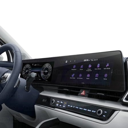 Kia Sportage Cool Plus Uyumlu 12.3 inç Dijital gösterge ve Navigasyon 9H Nano Ekran Koruyucu 2024