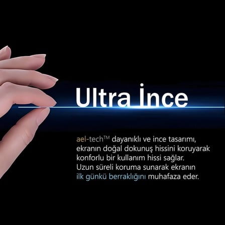 Hyundai Tucson uyumlu 12.3 inç Navigasyon ve Klima 9h Nano Ekran Koruyucu 2li Set 2025-2026