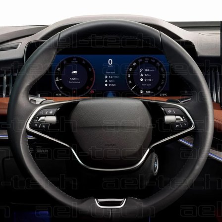 Skoda Yeni SuperB 13 inç Navigasyon uyumlu Nano Ekran koruyucu 2024
