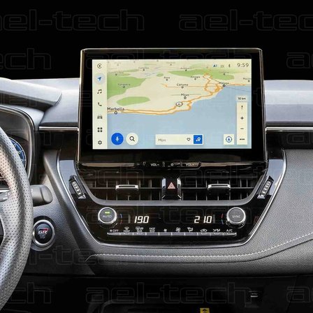 Toyota Corolla Dream X Pack Uyumlu Navigasyon 9H Nano Ekran Koruyucu