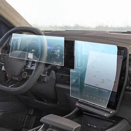 Renault Austral Dijital Gösterge Navigasyon uyumlu Nano Ekran Koruyucu 2 li Set 2023-2026