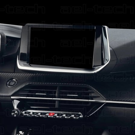 Peugeot 208 Uyumlu Navigasyon 7 Inç 9h Nano Ekran Koruyucu 2021-2023