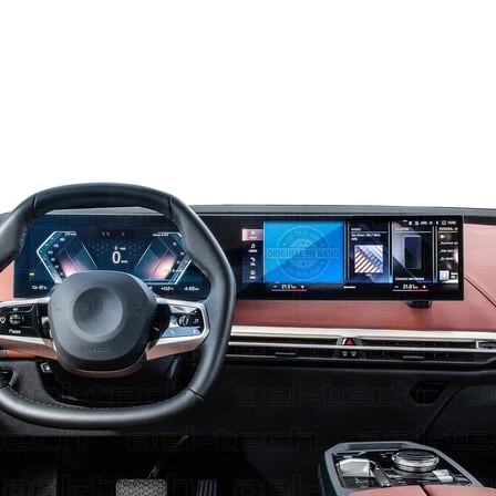 Bmw Ix Uyumlu 12.3 Inç Dijital Gösterge ve 14.9 Inç Navigasyon Uyumlu 9h Nano Ekran Koruyucu 2022-2026