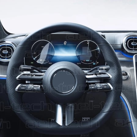 Mercedes Yeni C Seri Uyumlu Dijital Gösterge 9h Nano Ekran Koruyucu 2021-2026