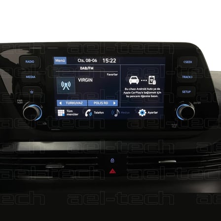 Hyundai I20 Uyumlu 8 Inç Navigasyon 9h Nano Ekran Koruyucu 2020-2024