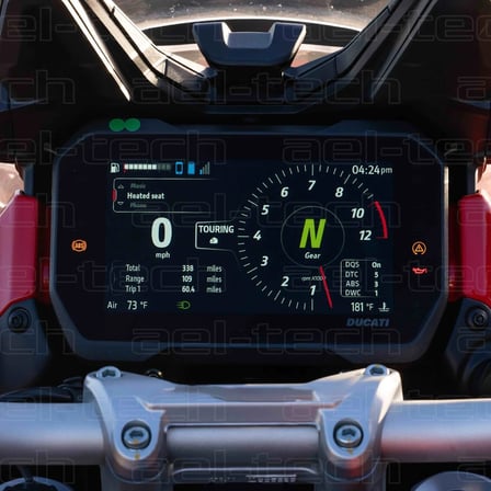 Ducati Multistrada V4 S Dijital Gösterge Uyumlu Nano Ekran Koruyucu 2021-2026