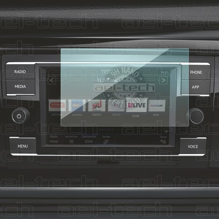 Yeni Golf 7 İçin Uyumlu inç Tempered Multimedya Dokunmatik Ekran Koruyucu