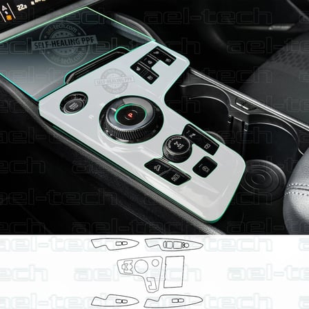 Kia Sportage Prestige Uyumlu Vites Etrafı Kapı Kolu Şarj Ünitesi Piano Black Tpu Koruyucu 6 Lı Set
