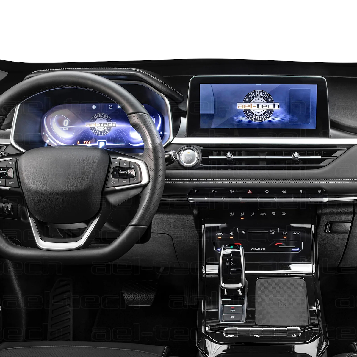 Chery Tiggo 7 Pro Comfort Uyumlu Vites Etrafı Piano Black Tpu Koruma 2023-2024