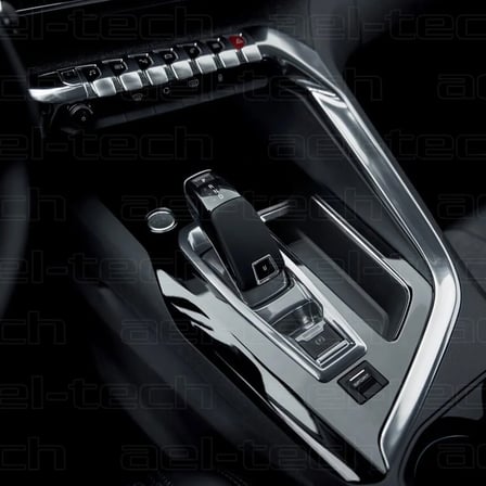 Peugeot 3008 Allure Piano Black Joystick Vites Orta Konsol Uyumlu Nano Koruyucu 2016-2022