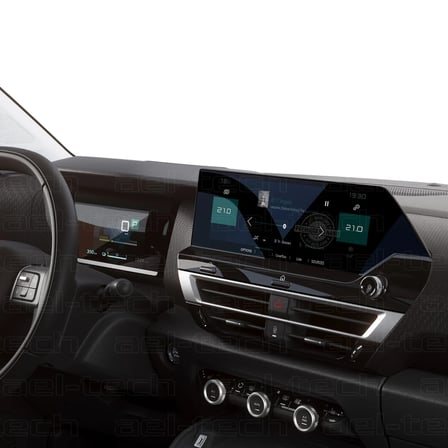 Citroen C4 Suv, C4 x Uyumlu Dijital Gösterge ve Navigasyon 9h Nano Ekran Koruyucu 2'li Set 2021-2026