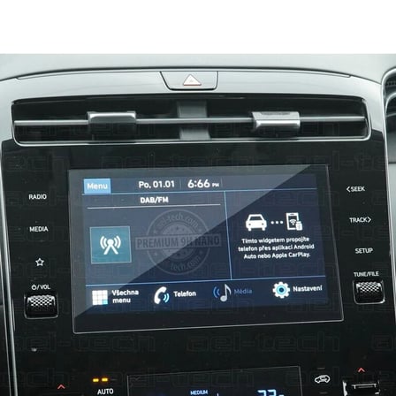 Hyundai Tucson Prime/prime Plus Uyumlu 8 Inç Navigasyon 9h Nano Ekran Koruyucu 2021-2024