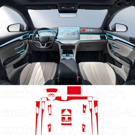 BYD Seal Udm  Uyumlu 15.6" Navigasyon,Dijital Gösterge,Piano Black koruyucu 2024-2026