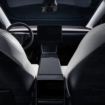Tesla Model Y Jüniper 2025 15,4 inc Navigasyon ve Arka Yolcu Ekran uyumlu Nano Koruyucu 2li Set