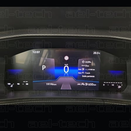 Volkswagen T-roc Uyumlu Dijital Gösterge 9H Nano Ekran Koruyucu 2024-2025