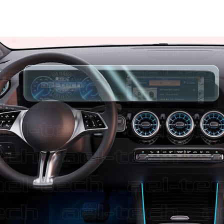 Mercedes Uyumlu Cla Navigasyon ve Gösterge 9h Nano Ekran Koruyucu 2019-2025