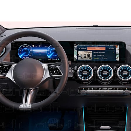 Mercedes Uyumlu Cla Navigasyon ve Gösterge 9h Nano Ekran Koruyucu 2019-2025