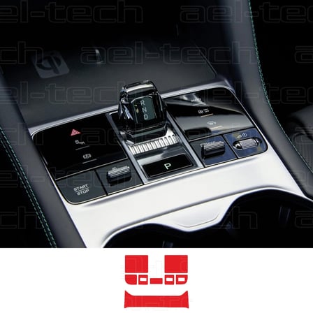 Byd Seal U Dm-I Uyumlu Vites Etrafı Piano Black Tpu Koruyucu 8 Li Set 2024-2026