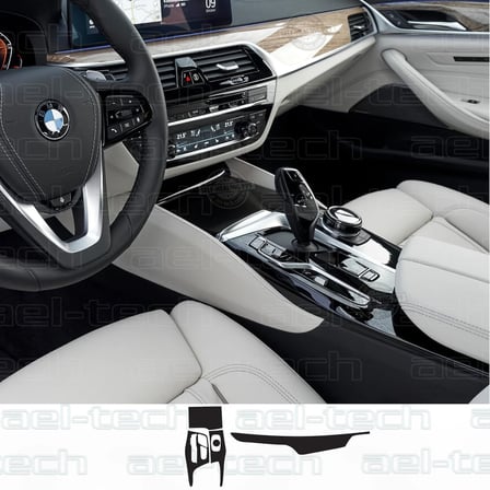 Bmw 5 Seri Uyumlu Piano Black Tpu Koruyucu 4 Lü Set 2021-2024