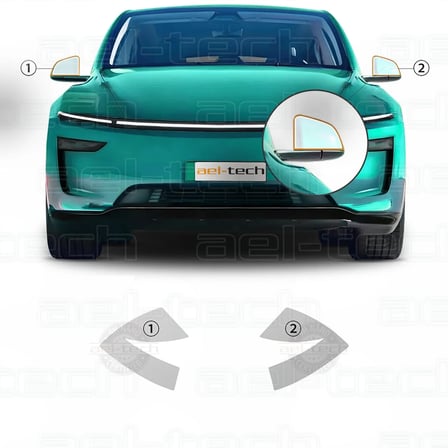 Tesla Jüniper Uyumlu Dikiz Aynası Üstü Tpu Koruyucu 2025-2026