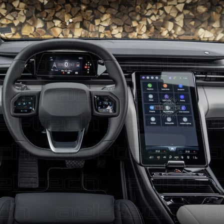 Ford Explorer Uyumlu Navigasyon ve Dijital Gösterge 9H Nano Ekran Koruyucu 2li Set
