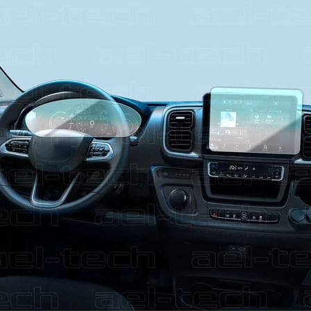 Peugeot Boxer Uyumlu Dijital Gösterge ve Multimedya 9H Nano Ekran Koruyucu 2li Set 2025