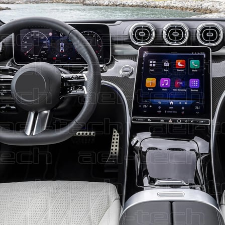 Mercedes CLE Seri Navigasyon ve Dijital gösterge uyumlu Nano Ekran Koruyucu 2li Set