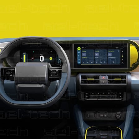 Fiat Panda Uyumlu Dijital Gösterge ve Navigasyon 9H Nano Ekran Koruyucu 2025