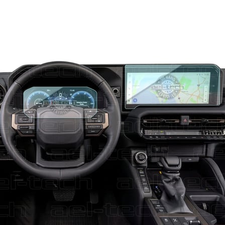 Toyota Land Cruiser Uyumlu Dijital Gösterge Ve Navigasyon 9h Nano Ekran Koruyucu 2 Li Set 2024-2026