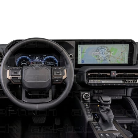 Toyota Land Cruiser Uyumlu Dijital Gösterge Ve Navigasyon 9h Nano Ekran Koruyucu 2 Li Set 2024-2026