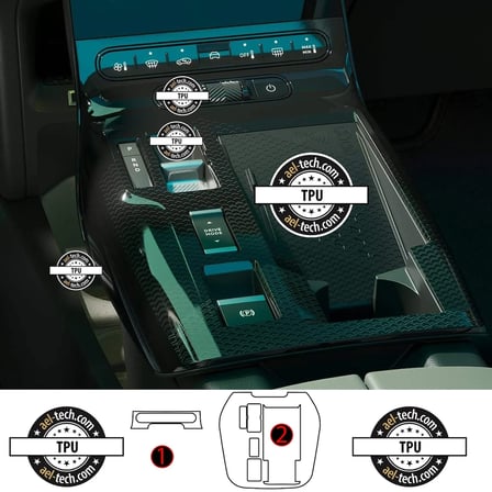 Citroen C5 Aircross Uyumlu Vites Etrafı Piano Black Tpu Koruyucu 2026