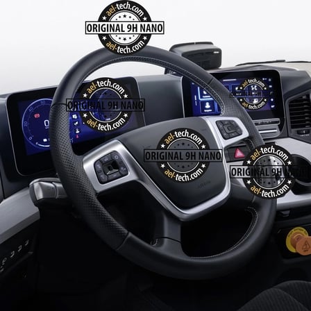 Mercedes Actros Uyumlu Dijital Gösterge ve Navigasyon 9H Nano Ekran Koruyucu 2’li Set 2025-2026