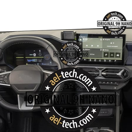 Renault Duster OpenR Uyumlu Navigasyon ve Dijital Gösterge 9H Nano Ekran Koruyucu 2li Set 2025