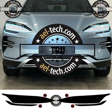 BYD Seal DM Uyumlu Far Tpu Koruyucu 4lü Set 2023-2026