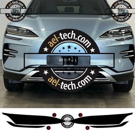 BYD Seal DM Uyumlu Far Tpu Koruyucu 4lü Set 2023-2026