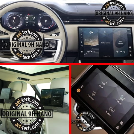 Range Rover Autobiography Uyumlu Navigasyon,Dijital Gösterge,2 Arka Tablet ve Orta Tablet 9h Nano